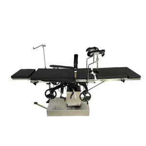 Multifunctional Hydraulic 304 Stainless Steel Gynecological Operating Table Adjustable Electric Surgical Examination Bed 2100mm