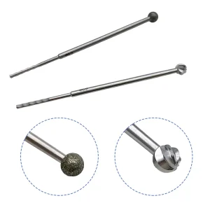 Neuro Spine Spinal Bur Diamond Round Ball headed Mill Diameter 1 5mm Surgical Instrument
