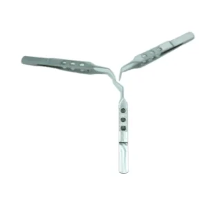 New Design Stainless Steel Intraocular Lens Implant Forceps Round Tip