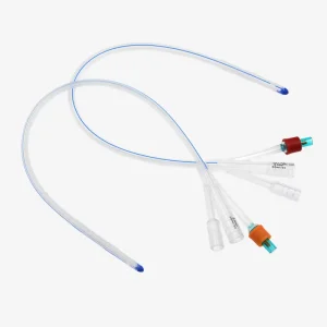 Non toxic and Harmless Sterile Silicone Urinary Catheters for Men 3 Way Nelaton Catheter