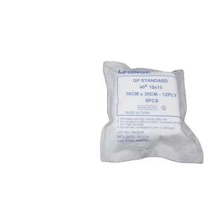 OEM Custom Size EO Sterile Radiopaque Abdominal Pad With Blue Loop 8/12/16Ply Cotton Hospital Consumables