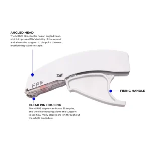 One Time Sterile Surgical Skin Wound Suturing 35W Skin Stapler for Quickly Treat Wounds