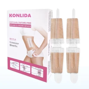 One Time Use Zip Adjustable Tension Skin Closure Strips Wound Closure Device for Secure Wound Approximation