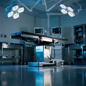 Operation Room Equipment Durable Surgical Table with Trendelenburg and Lateral Tilt Features