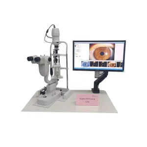 Ophthalmic Digital Slit Lamp Medical Eye Hospital 5 Step Magnifications Digital Slit Lamp