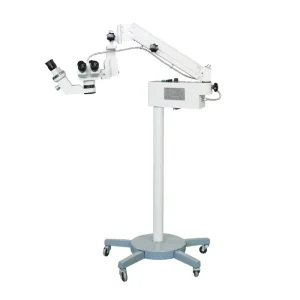 Ophthalmic Eye Surgery Portable Operating Microscope Operating with Double Binocular Vet