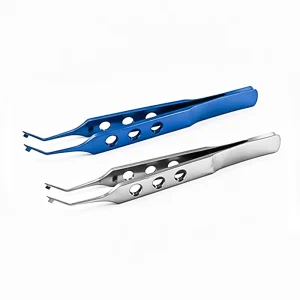 Ophthalmic Intraocular Lens Forceps Double Layer Foldable Microsurgical Ophthalmic Instruments Lens Implantation Forceps