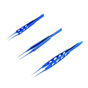 Ophthalmic Surgical Instruments Straight Tying Forceps with Machinery Power Source
