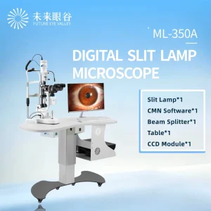 Ophthalmology Eye Exam ML 350A Digital Slit Lamp with Table