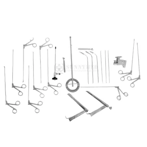 Optical Multifunctional Complete Set of Laryngoscope Surgical Instruments for Professional Medical Use