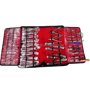 Oral Dental Surgery Tooth Extraction Instruments Dental Medical Products Hand Surgery Instruments Set Kit 60pcs set