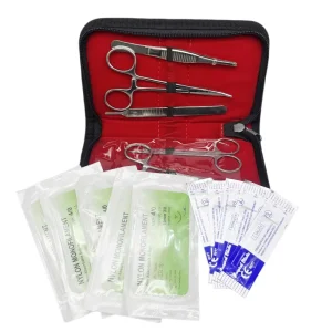 Oral Suture Practice Kit for Dental Students Intraoral Model Needle Holder Stainless Steel Surgical Instruments