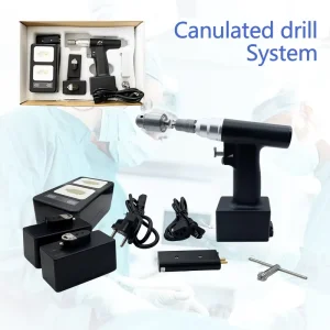 Orthopedic Electric Cannulated Drill Veterinary Power Tools with Lithium ion Battery Hollow Drill for Trauma Surgery