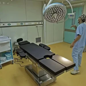 Orthopedic Electric Operating Table Surgical Room Equipment Made of Steel and Plastic for Hospitals