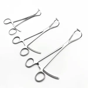Orthopedic Pointed Reduction Forceps with Guide Hole Bone Reduction Forceps Veterinary Orthopedic Surgical Instruments
