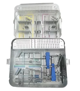 Orthopedic Stainless Steel Cannulated Screw Fixation Instrumentation Set CE Certified