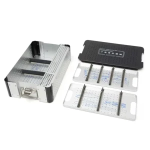 Orthopedic Surgical Instrument Sterilization Container Kit Lower Limb Fracture Aluminum Alloy Instrument Box Set
