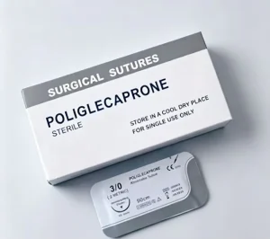 PDO Absorbable Surgical Suture Monofilament with Needle Long Support Wound Closure High Strength Surgical & Veterinary Use
