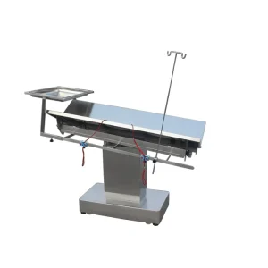 PJS 05 V Shaped Electric Lift Stainless Steel Animal Pet Veterinary Surgical Table Constant Temperature Disinfection