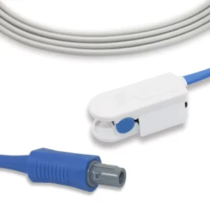 PM7000 PM8000 PM9000 Compatible with Mindray Spo2 Monitor Sensor 6 Pin Reusable Adult Spo2 Sensor Finger Clip