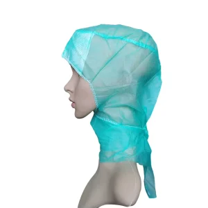PP Nonwoven Disposable Surgical Hood with Internal Sweatband