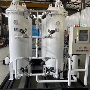 PSA Oxygen Filling Station with PLC Control for Hospital Grade Laser Cutting 30L/h Capacity 93%-99.5% Purity