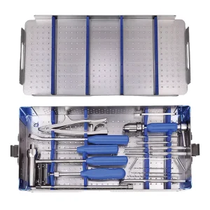 Pediatric Elastic Nail Instruments Set 17 Pcs Stainless Steel Orthopedic Surgical Kit Children Long Bone Fracture Class III ISO