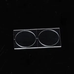 Perforated Transparent Quartz Glass Optical Lens with Slots Model 02 Customizable China
