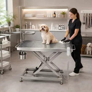 Pet Operation Table 304 Stainless Steel Electric Height Adjustable for Dogs Cats Small Medium Animals Vet Clinic OEM