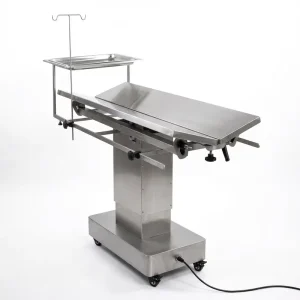 Pet Surgery V Top Operating Table Vet Commercial Grade Stainless Steel with Electric Lift and Drain Adjustable Hospital