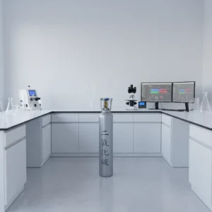 Portable 6L CO2 Gas Cylinder 15MPa Design Pressure Lightweight Empty Storage Bottle with 1 Year Warranty