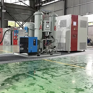 Portable 80m3 h Medical Oxygen Gas Cylinder Filling Plants High Purity Cryogenic Air Separation Unit Air Compressor