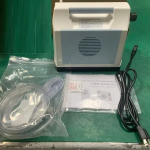 Portable Medical Devices 15LPM Suction Machine Portable 0.02Mpa Negative Pressure Value Medical Suction Unit with 1000ml Bottle