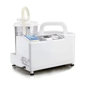 Portable Medical Surgical Device Electric Vacuum Aspirator Sputum Pump Apparatus Phlegm Suction Machine Unit with Bottles Tube
