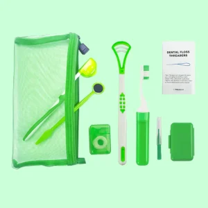 Portable Orthodontic Toothbrush & Care Kit for Braces Patients with Interdental Brush and Dental Wax