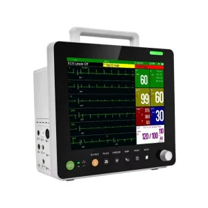 Portable Patient Monitor for Emergency Crew Team 12 Lead Human Vital Signs Monitor for Operating Room