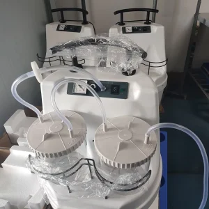 Portable Surgical Electric Medical Device Phlegm Unit 3500ml 2 Containers Suction Device Phlegm Suction Pump