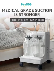 Portable Surgical Suction Pump with Piston Motor for Electric Vacuum Aspiration in Emergency Clinics and Dental Offices