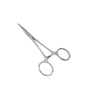Precision Hemostat Forceps Locking Tweezers Clamp Silver Straight Stainless Steel