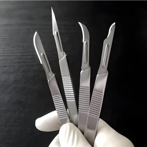 Premium Stainless Steel Scalpel Handle Sterile Disposable Surgical Blade Holder for Operating Room Lab OEM ODM Support