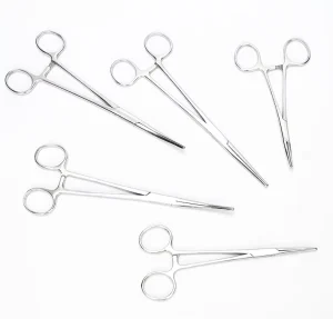 Professional Hemostatic Forceps 12 14 16 18cm Stainless Steel Needle Holder Mosquito Forceps Surgical Instruments