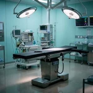 Professional Medical Electric Operating Surgical Table with Extensive Longitudinal Slide