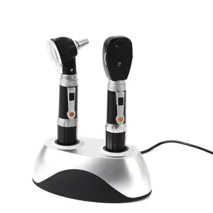 Professional Medical Equipment Wireless Digital Fiber Optic ENT Ear Otoscope Ophthalmoscope Set Veterinary Instrument Standards