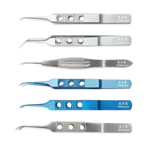Professional Titanium Dissection Forceps for FUE Hair Transplant Fine Tip Surgical Forceps for Follicle Separation