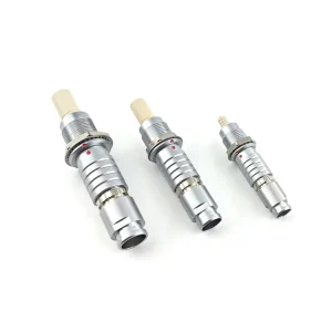 Push Pull Circular Connector for Medical Beauty Instruments Ultrasonic Probe Shock Wave Therapy Device Metal Adapter