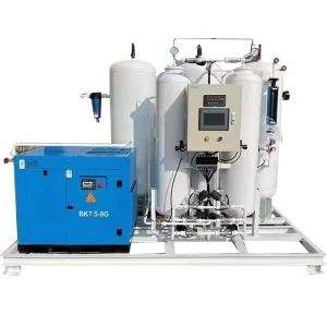 Quiet Operation 25nm3/h 150bar/200bar Purity PSA Generator Oxygen Stable Gas Discharge