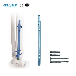Retrograde Tibial Intramedullary Nail Instrument Set Orthopedic Surgical Kit for Tibial Fracture Fixation Hospital Use