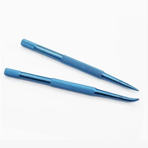 Reusable Ophthalmic Surgical Instruments Straight Curved Round Head Surgical Blade Holder