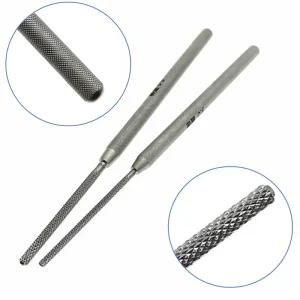 Round Bone Files Trochlea Rasp Grind Joint Veterinary Orthopedic Surgical Instruments Manual Made in Mainland China