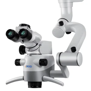 SCM850 180 Degree Binocular ENT Dental LED Surgical Operating Microscope with 1.6-19x Magnification Metal Construction